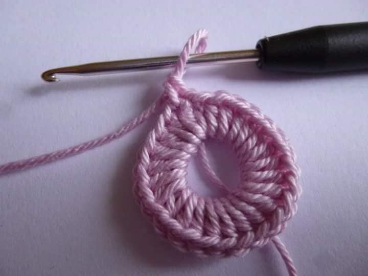 Divino crochet - cuadro flor para colcha de crochet